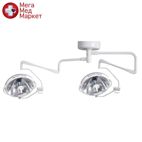 Комбинация операционных галогеновых светильников D700+D700 с встроенными резервными лампами