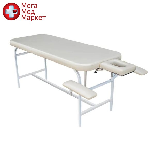 Кушетка медицинская массажная с подлокотниками КМм-8