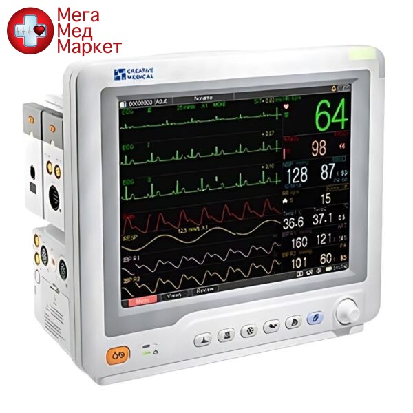 МОНИТОР ПАЦИЕНТА SUPERVIEW-12 МОДУЛЬНЫЙ CREATIVE MEDICAL