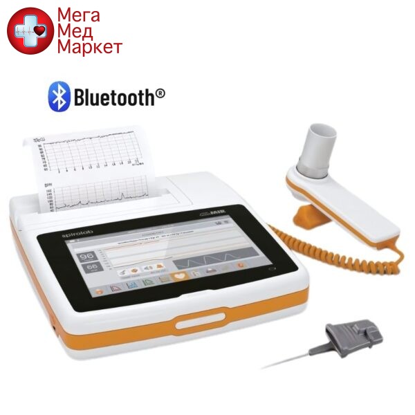 Спірометр Spirolab з пульсоксиметричним модулем + датчик SPO2