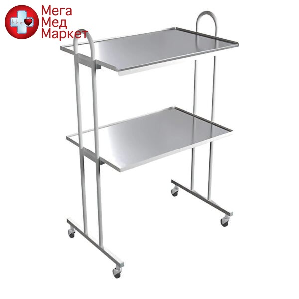 Столик инструментальный СИ-3 (нерж.сталь/нерж.сталь)