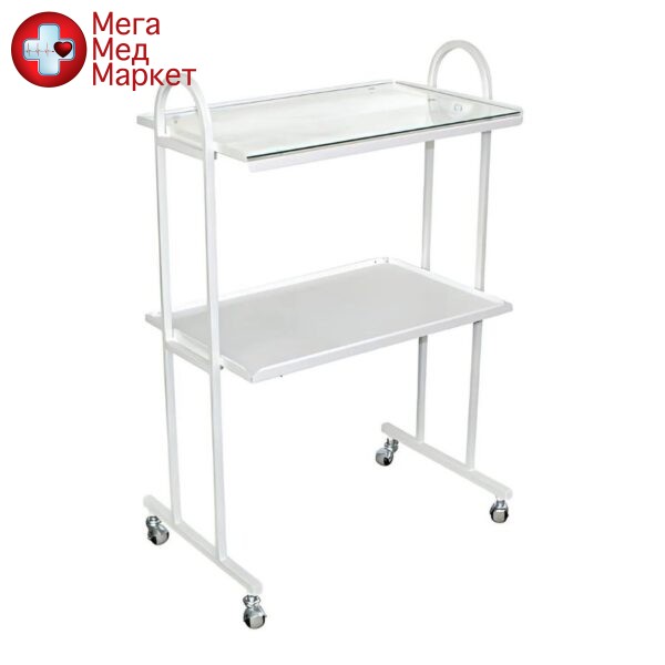 Столик инструментальный СИ-4 (металл/стекло)