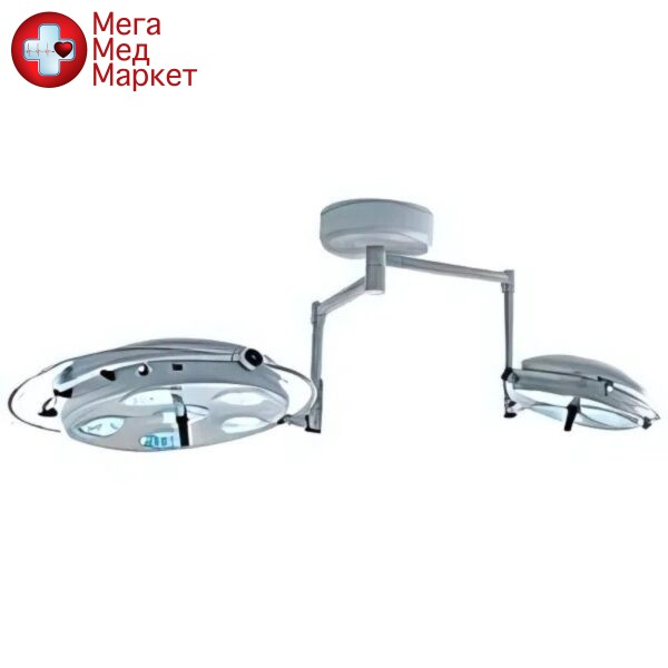 Светильник L2000 6+3-II-девятирефлекторный потолочный (два блока, 6+3)