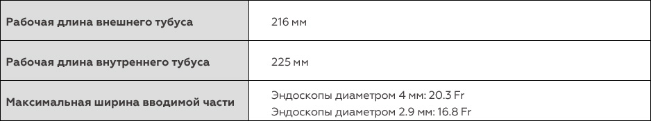 Гистероскоп с полужесткими инструментами в комплекте M 02930A Mindray