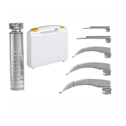 Набор F.O. ларингоскоп взрослый + педиатрический LED Eco + 2 Miller и 3 Macintosh клинка Luxamed