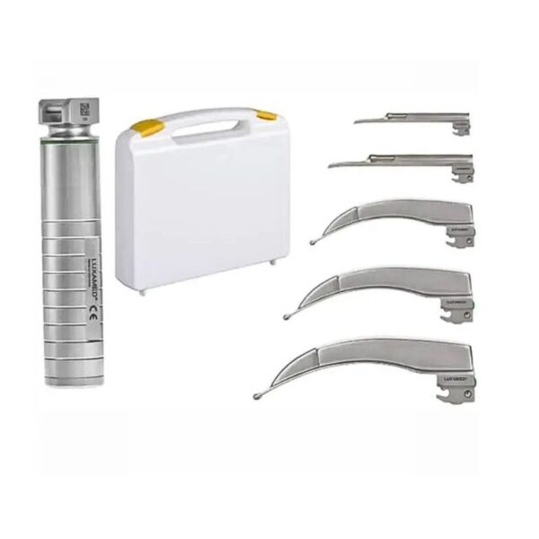 Набор F.O. ларингоскоп взрослый + педиатрический LED Eco + 2 Miller и 3 Macintosh клинка Luxamed